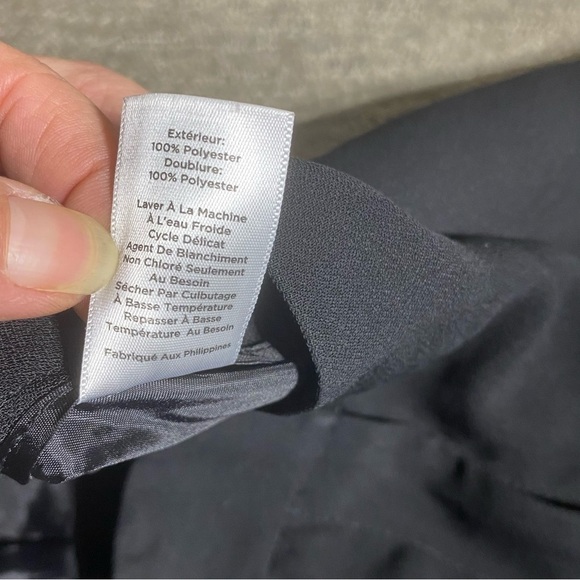 Talbots Signature Dress Pants Women 10 Black Straight MidRise Career Slacks - Picture 4 of 10